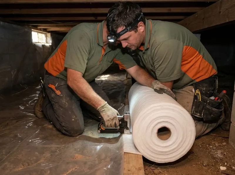 Crawl Space Moisture Barrier Installation in Columbia, SC